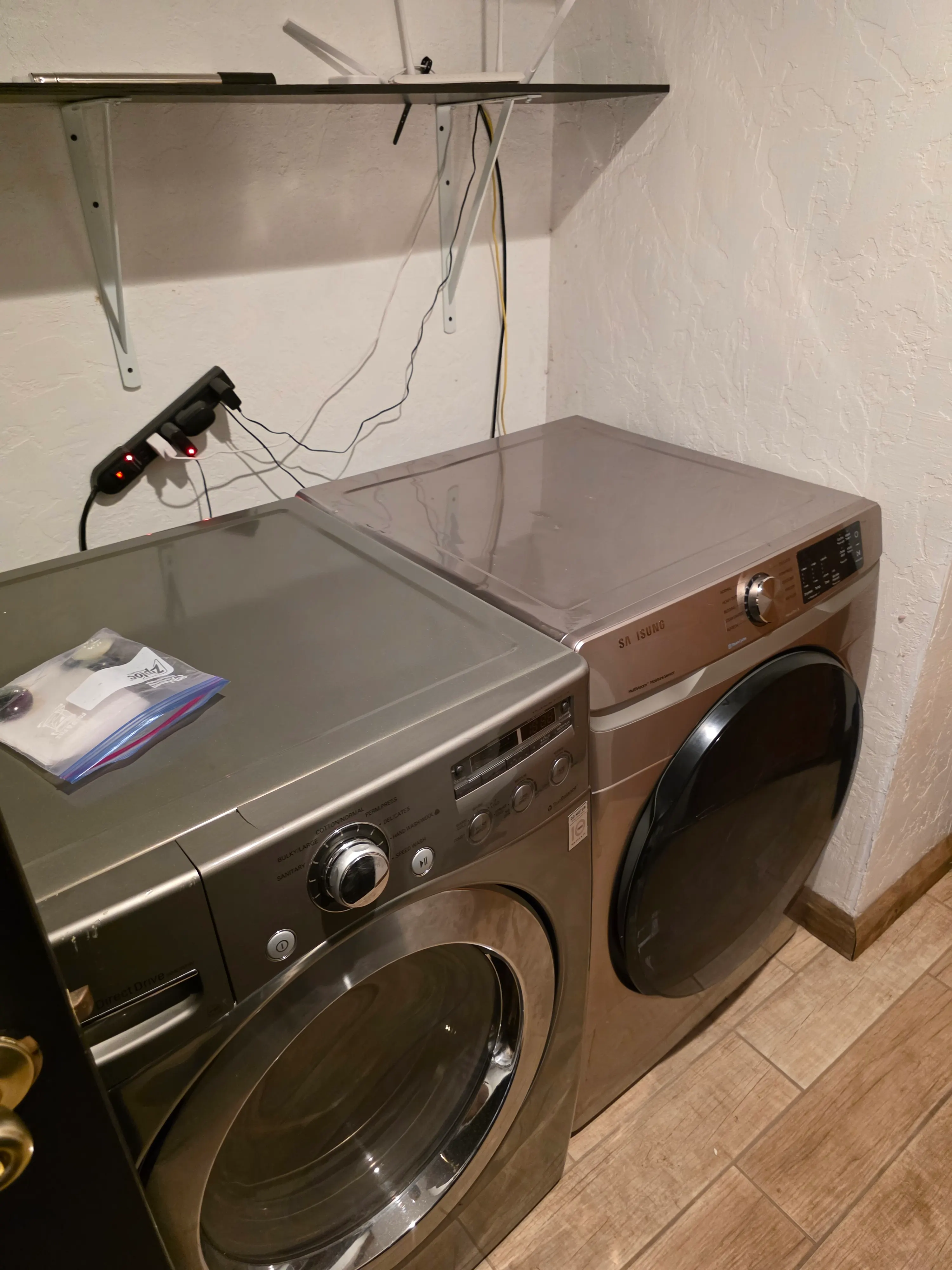 front-load washer and dryer